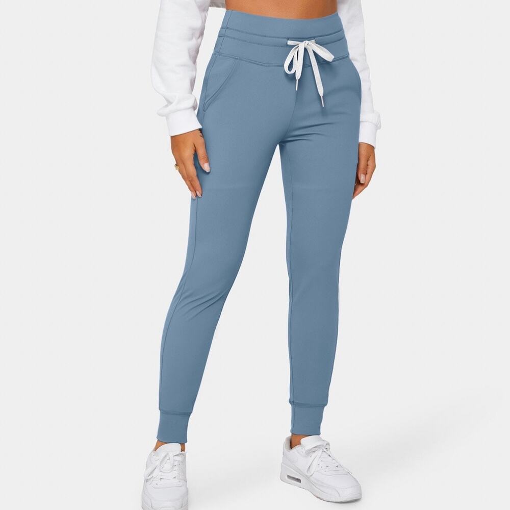 NEW Halara Softlyzero™ Airy High Waist Joggers Pockets Drawstring Waist Blue XS